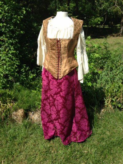 Custom Size Buccaneer Bodice For Renaissance wear or the high sea