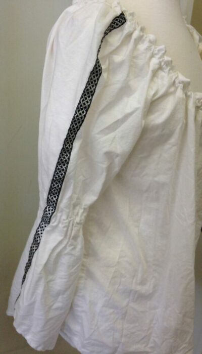 Chemise Shift with Bell Sleeves and Celtic Trim