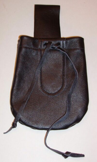 Black Leather Pouch