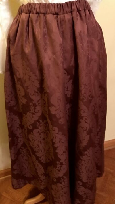 Dusty Rose Brocade skirt in custom size